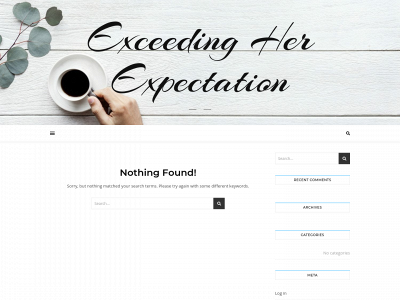 exceedingherexpectation.com snapshot