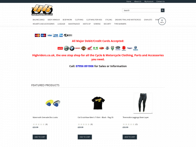 highriders.co.uk snapshot