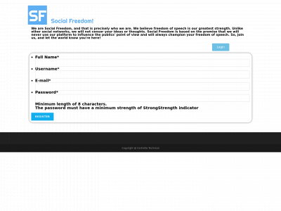 socialfreedom.tech snapshot