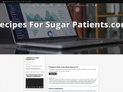recipesforsugarpatients.com snapshot