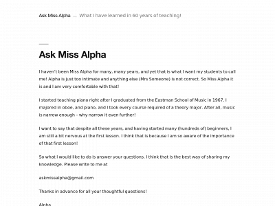 askmissalpha.com snapshot