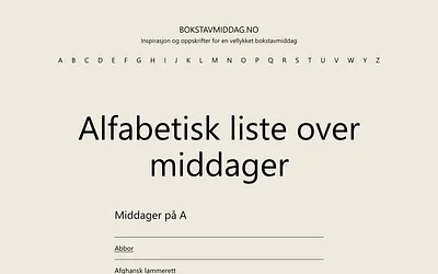 bokstavmiddag.no snapshot