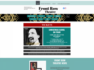 frontrowtheatre.se snapshot