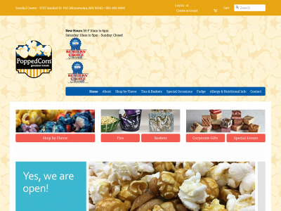 poppedcorn.com snapshot
