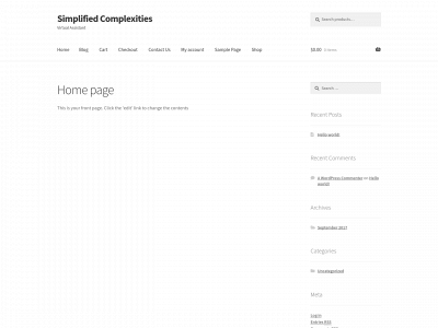 simplifiedcomplexities.com snapshot