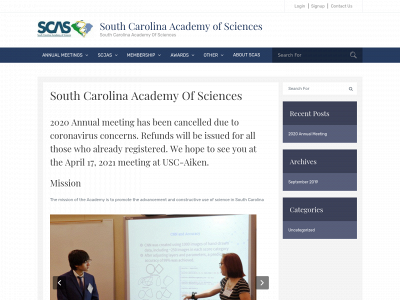 scacademysci.org snapshot