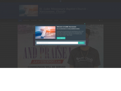 stlukemissionarybaptistnarcoossee.org snapshot