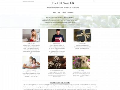 thegiftstoreonline.co.uk snapshot