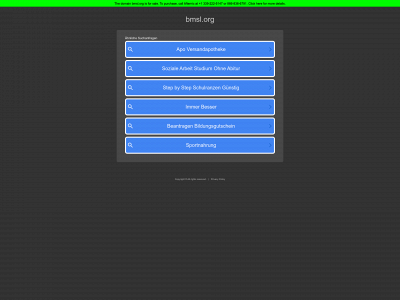 bmsl.org snapshot