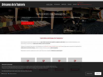 artesanosdelatapiceria.es snapshot