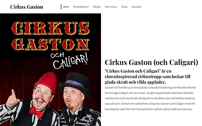 cirkusgaston.se snapshot