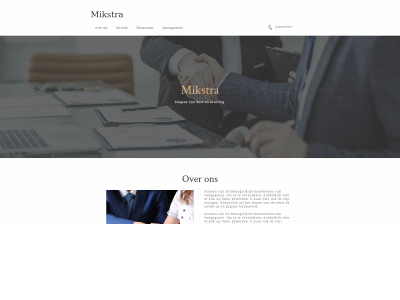 mikstra.nl snapshot