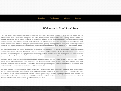 lionsdenattorneys.com snapshot