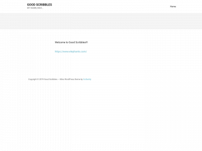 goodscribbles.org snapshot