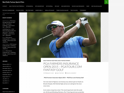 bestdailyfantasysite.com snapshot