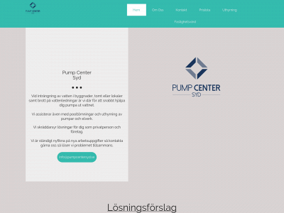 pumpcentersyd.se snapshot