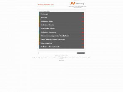 frontpagerevealed.com snapshot