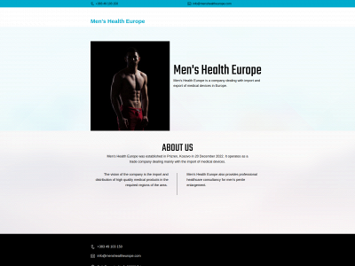 menshealtheurope.com snapshot
