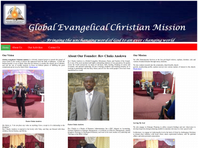 gechristianmission.com snapshot