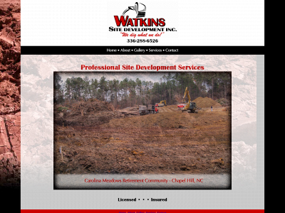 watkinssitedevelopment.com snapshot