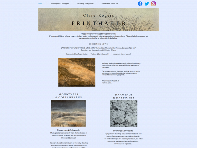 clarerogersprintmaker.co.uk snapshot