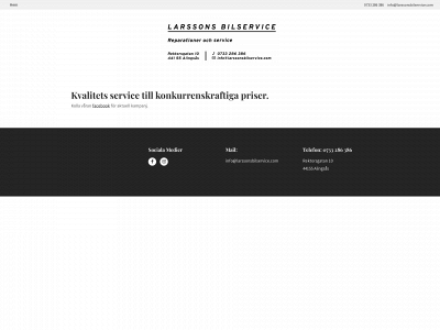 larssonsbilservice.com snapshot