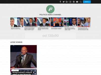 politicsvideochannel.com snapshot