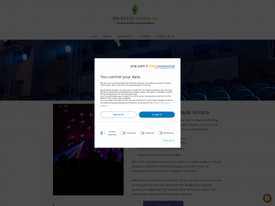 onstagemedia.co.uk snapshot