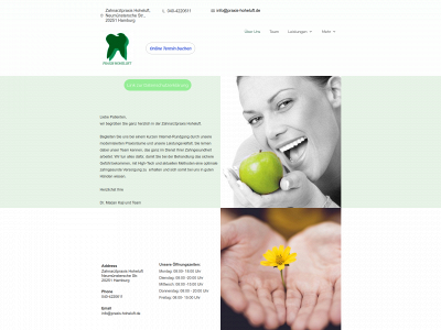 praxis-hoheluft.de snapshot