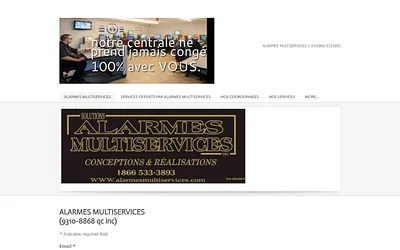 alarmesmultiservices.com snapshot