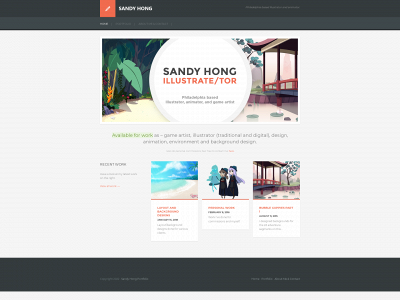 sandyhong.net snapshot