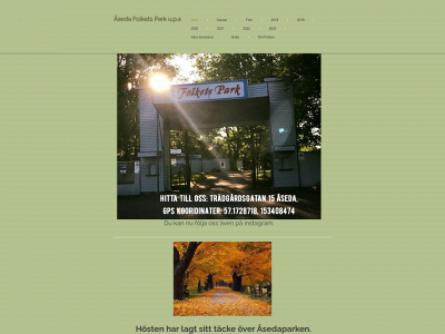 asedafolketspark.nu snapshot