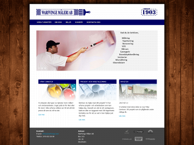 warfvinge.com snapshot