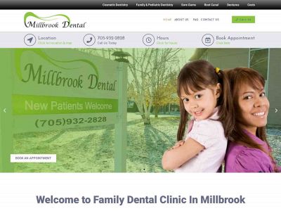 millbrookdental.ca snapshot