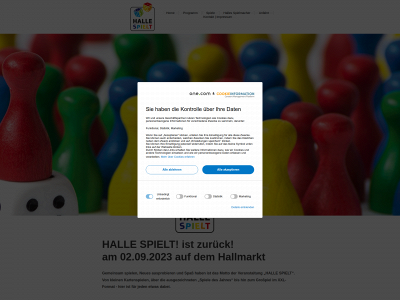 hallespielt.de snapshot