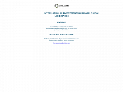 internationalinvestmentholdingllc.com snapshot