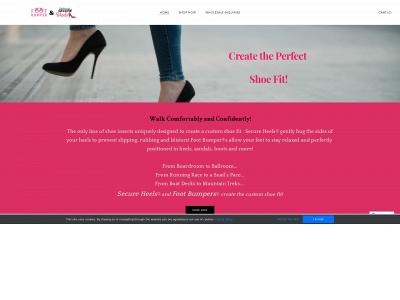 www.secure-heels.com snapshot