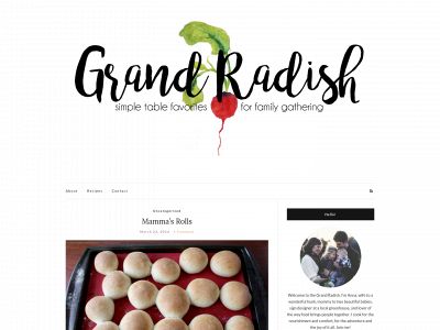 grandradish.com snapshot