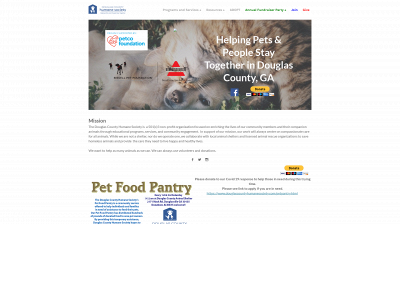 www.douglascountyhumanesociety.com snapshot