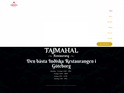 tajmahalgbg.se snapshot