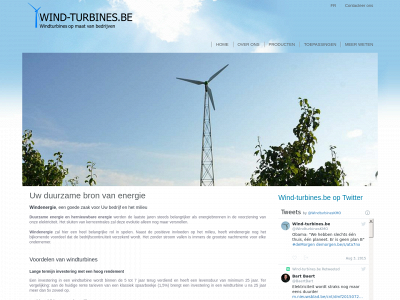 wind-turbines.be snapshot