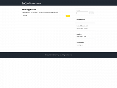 towtrucksupply.com snapshot