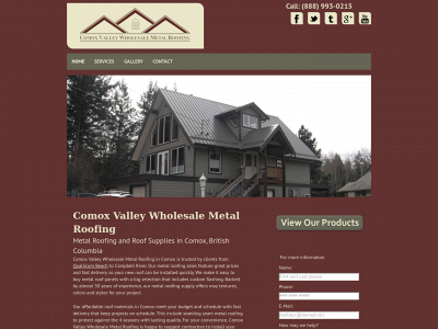 cvwmetalroofing.com snapshot