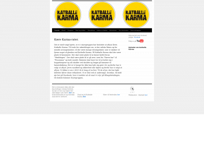 katballekarma.dk snapshot