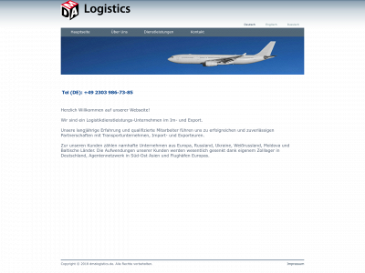 dmalogistics.de snapshot