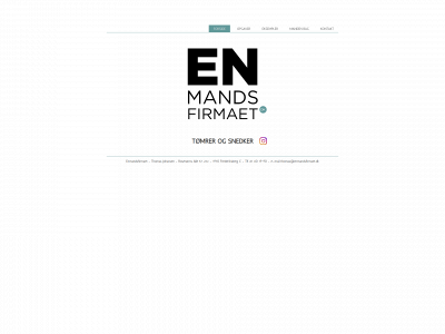 enmandsfirmaet.dk snapshot