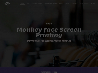 www.monkeyfacescreenprinting.com snapshot