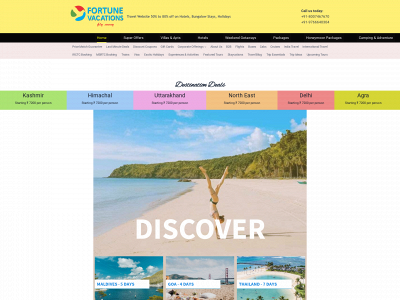 fortunevacations.com snapshot