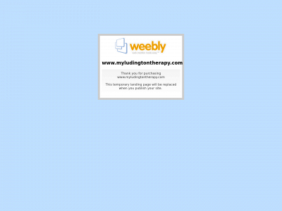 myludingtontherapy.com snapshot