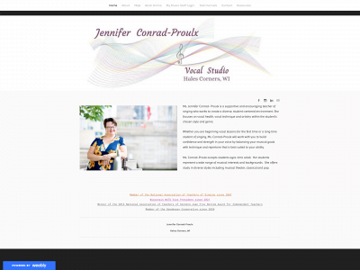 www.jenniferconradproulx.com snapshot
